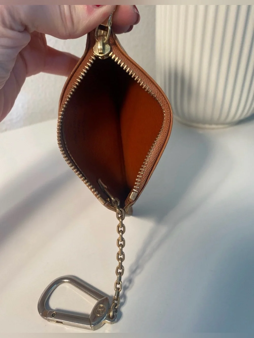 Final Price~ Vintage Louis Vuitton Key Clés Epi Leather In Kenyan Fawn
